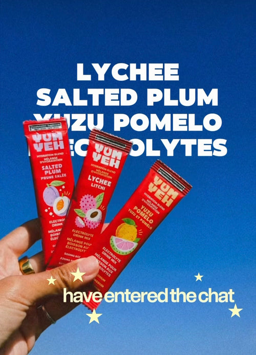 Instagram video: Lychee, Salted Plum and Yuzu Pomelo sticks.